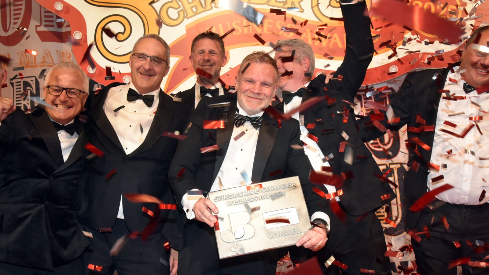 McPhillips celebrate their 2025 Company of the Year award win
